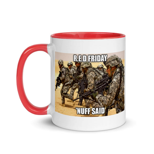 R.E.D. Friday Mug with Color Inside