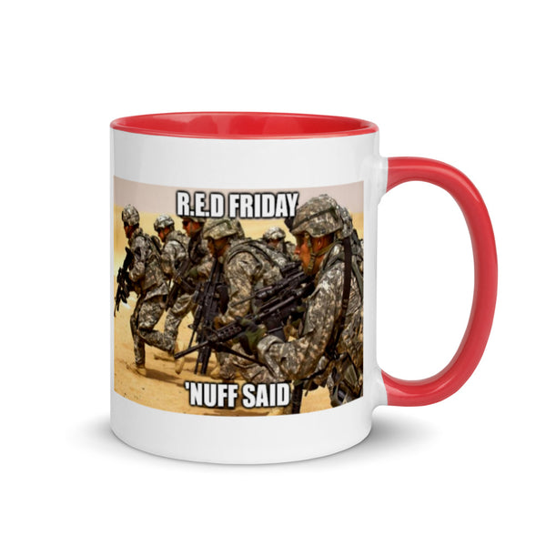 R.E.D. Friday Mug with Color Inside